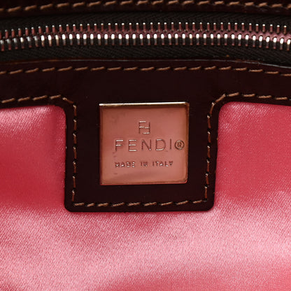 Fendi Zucca Flower Applique Baguette Tobacco 6 of 13