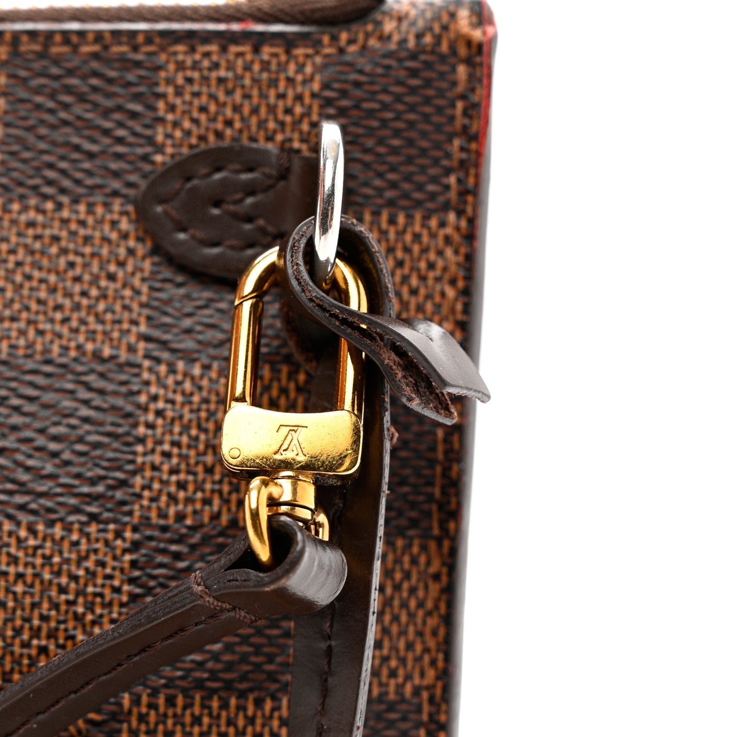 Louis Vuitton Damier Ebene Neverfull MM GM Pochette 7 of 10