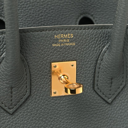 Hermes Togo Birkin 25 Vert Amande 6 of 13