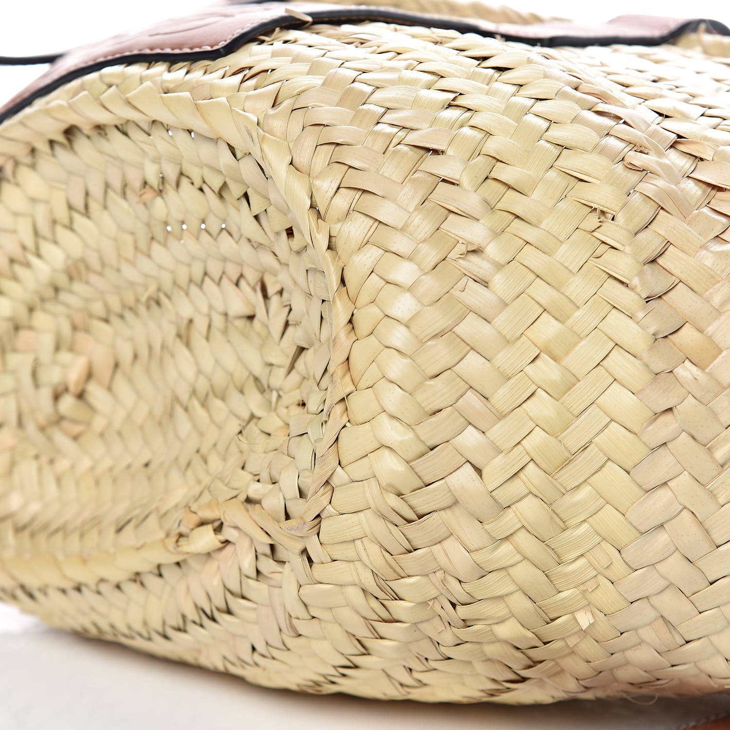 Loewe Raffia Small Basket Tote Bag Natural Tan 8 of 10