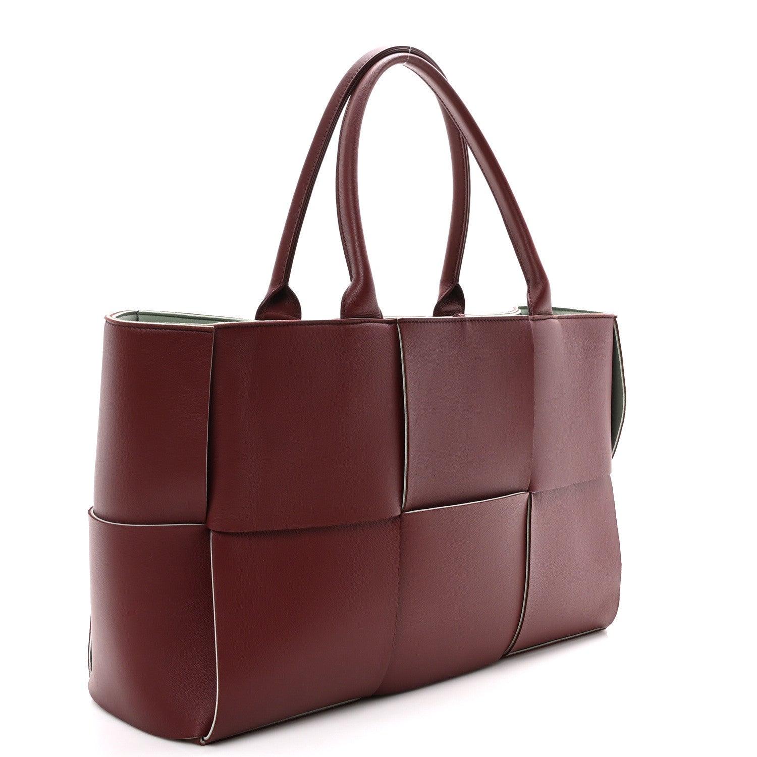 Bottega Veneta Nappa Maxi Intrecciato Medium Arco Tote Barolo Travertine 4 of 10