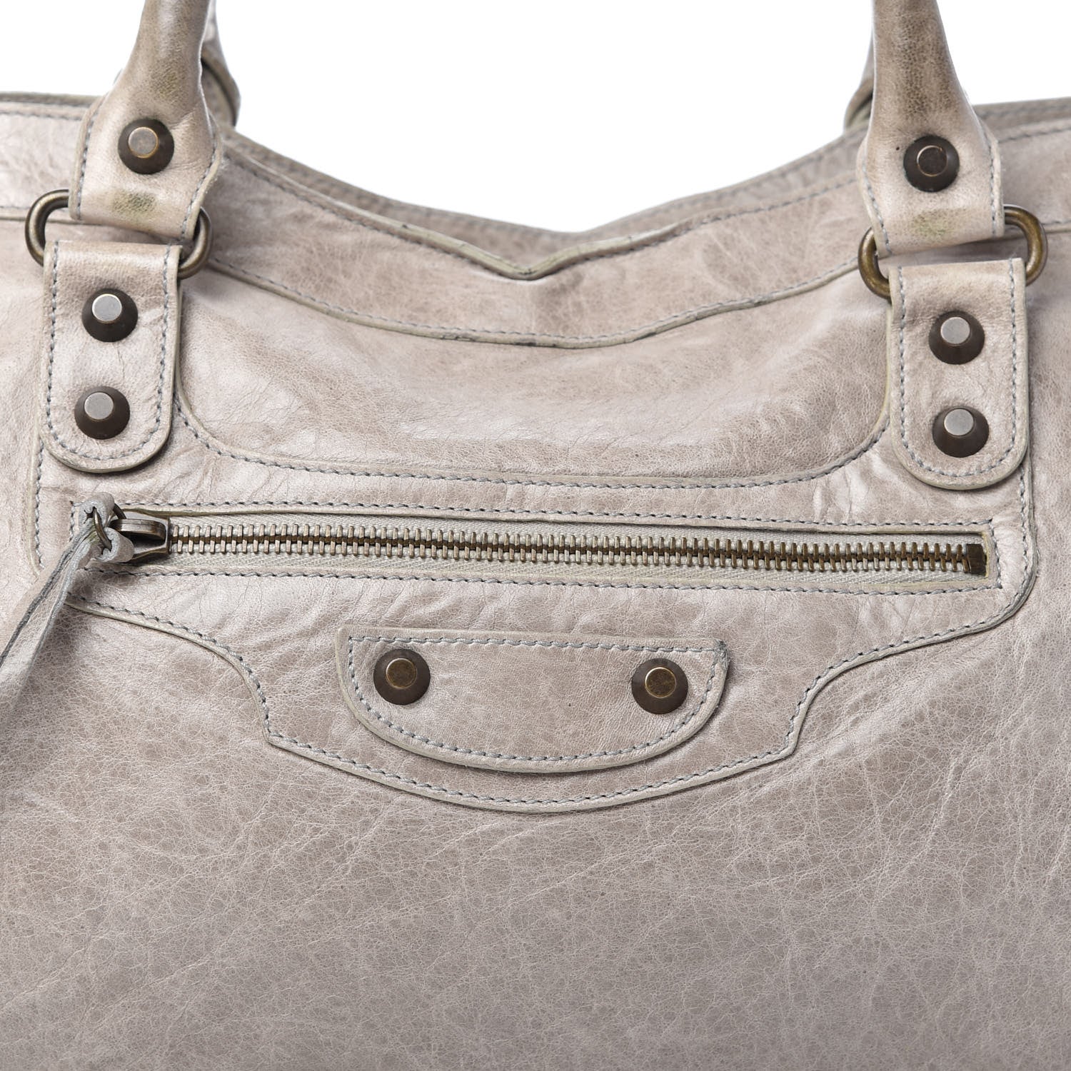 Balenciaga Chevre Classic Hardware City Greige 10 of 15