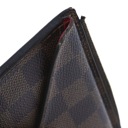Louis Vuitton Damier Ebene Recto Verso Card Holder Red 9 of 10