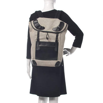Givenchy Canvas Calfskin Rider Backpack Black 2 of 19