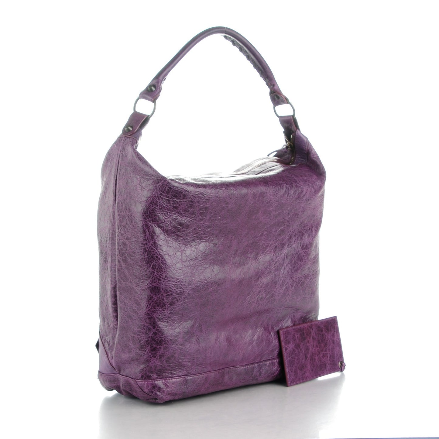 Agneau Classic Hardware Day Hobo Raisin