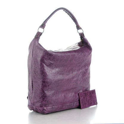 Balenciaga Agneau Classic Hardware Day Hobo Raisin 3 of 8