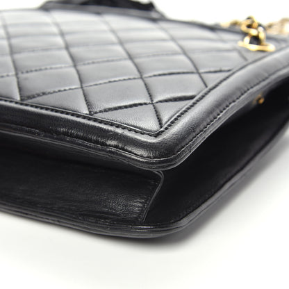 Chanel Lambskin Quilted Tassel Bag Black 11 of 13