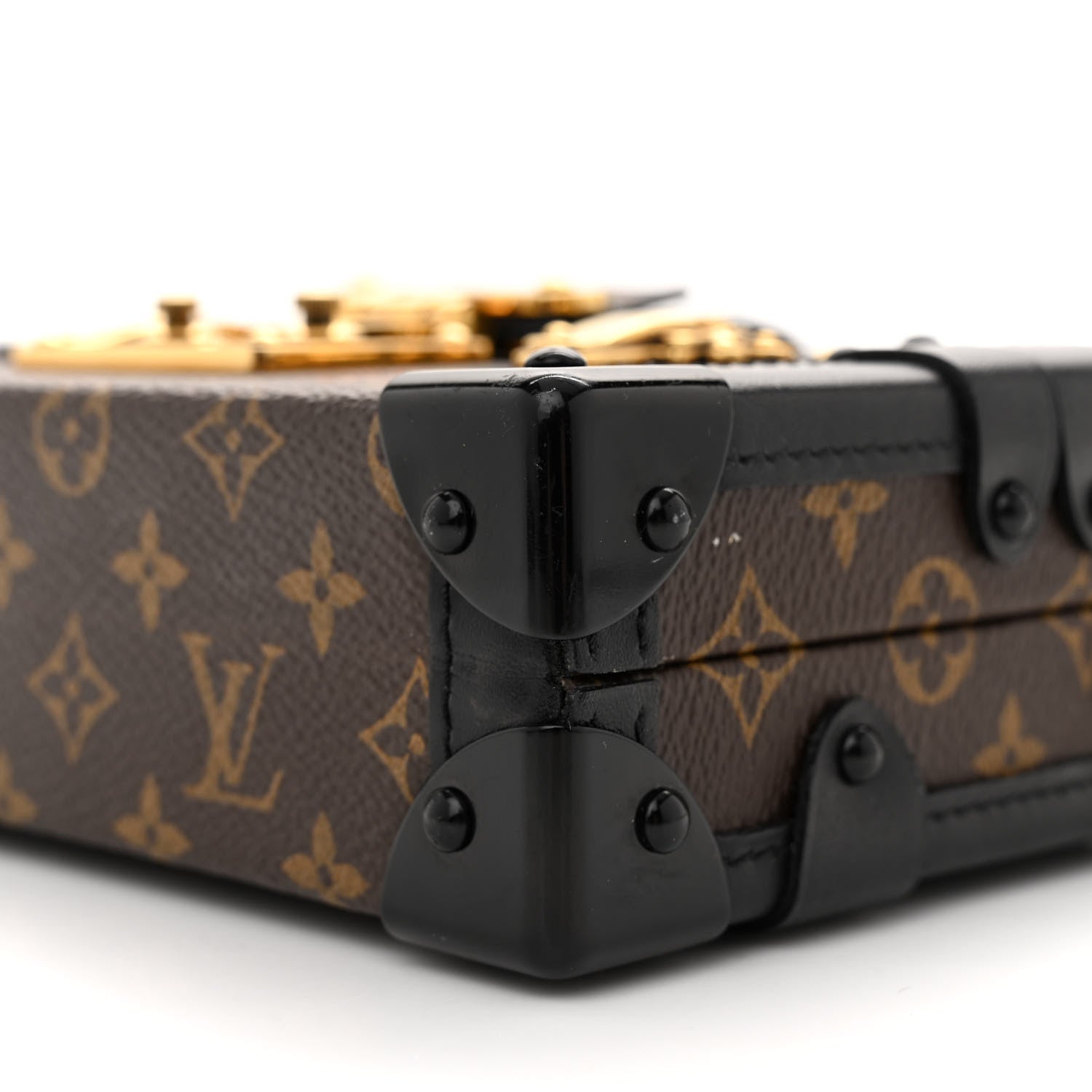 Louis Vuitton Monogram Petite Malle Black 9 of 13
