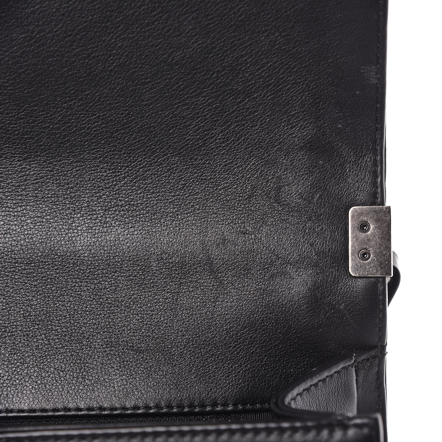 Chanel Calfskin Embossed New Medium Cordoba Boy Flap Black 11 of 17