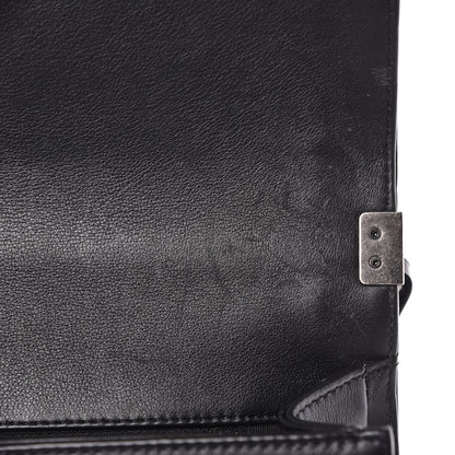 Chanel Calfskin Embossed New Medium Cordoba Boy Flap Black 11 of 17