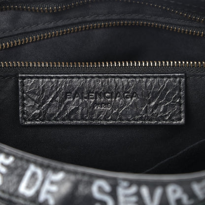 Balenciaga Agneau Graffiti All Over Classic Hardware S City Black Multicolor 7 of 10