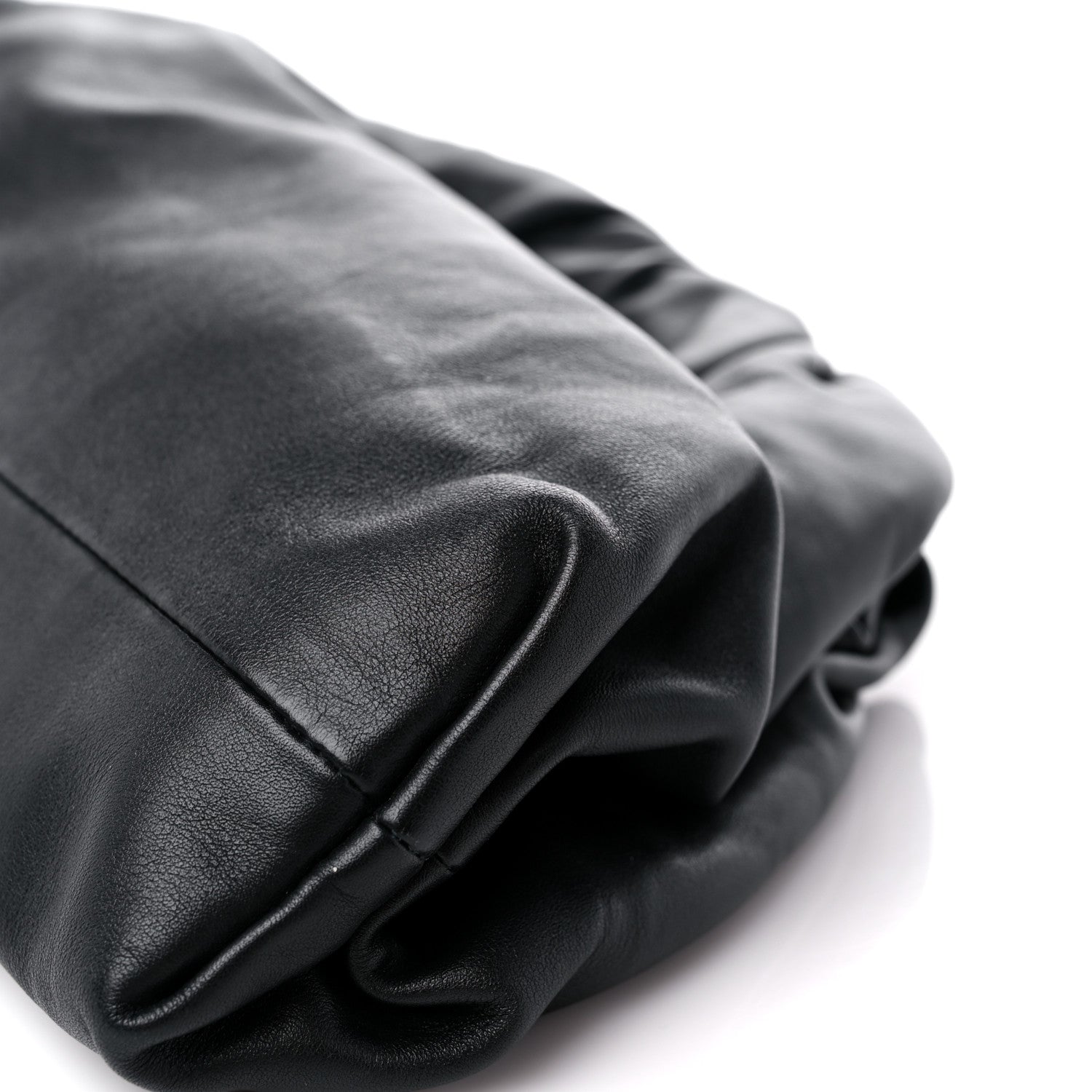 Bottega Veneta Smooth Butter Calf The Pouch Oversized Clutch Black 11 of 12