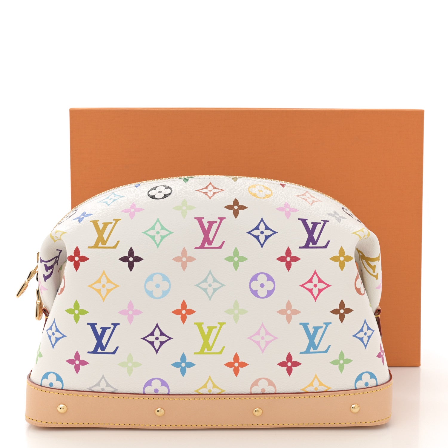 Louis Vuitton LV X TM Monogram Multicolor Cosmetic Pouch GM White 10 of 10