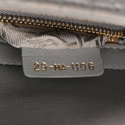 Christian Dior Lambskin Cannage Small Lucky Badges My Lady Dior Grey 7 of 13
