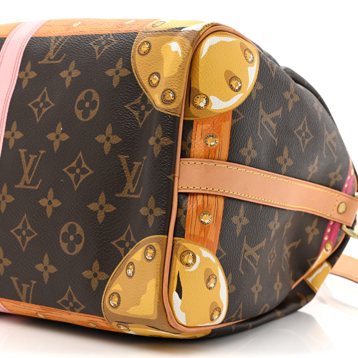 Louis Vuitton Monogram Summer Trunks Speedy Bandouliere 30 8 of 13