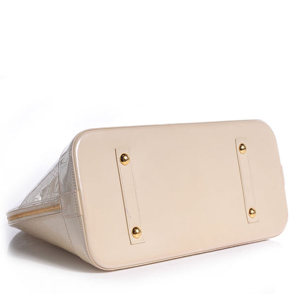 Louis Vuitton Vernis Alma GM Blanc Corail 5 of 8