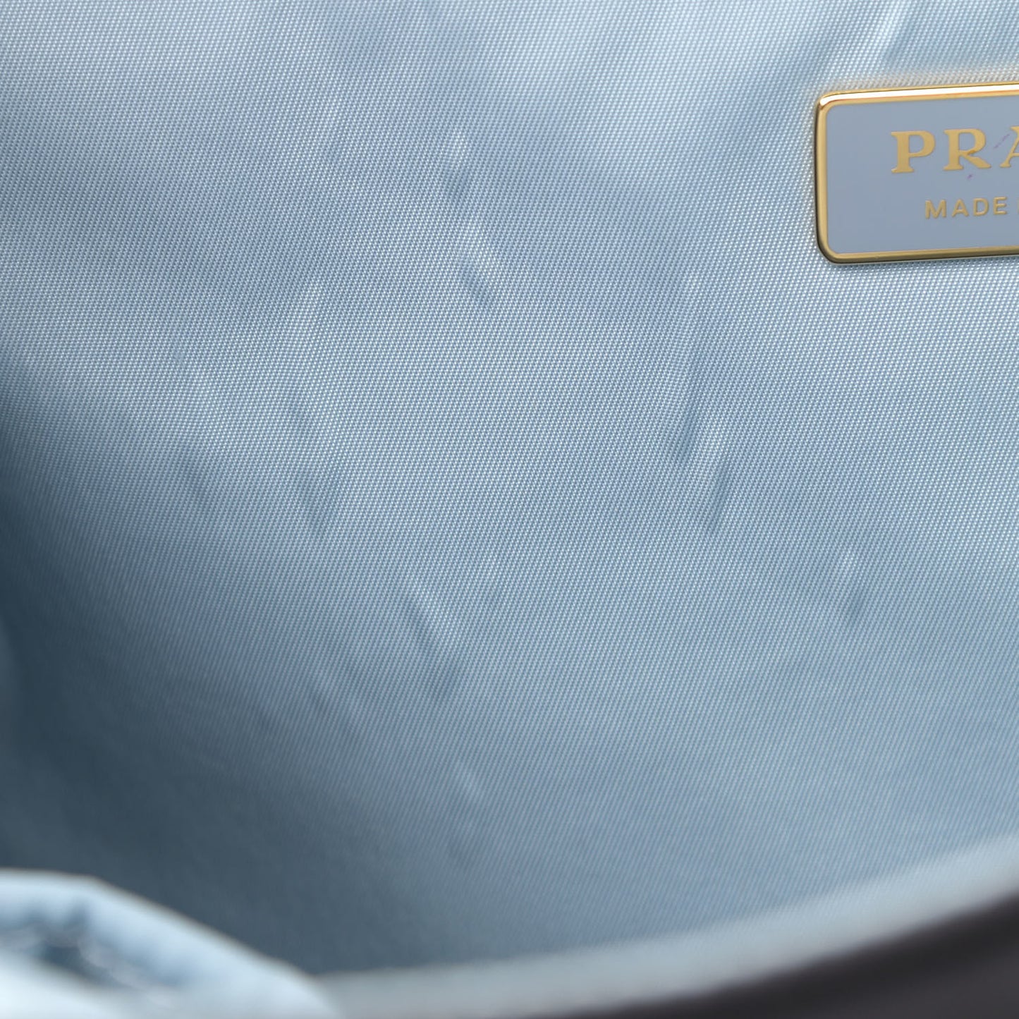 Tessuto Nylon Etiquette Flap Black