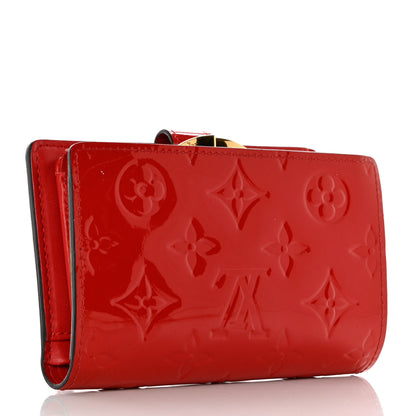 Louis Vuitton Vernis French Purse Wallet Pomme D'Amour 3 of 7
