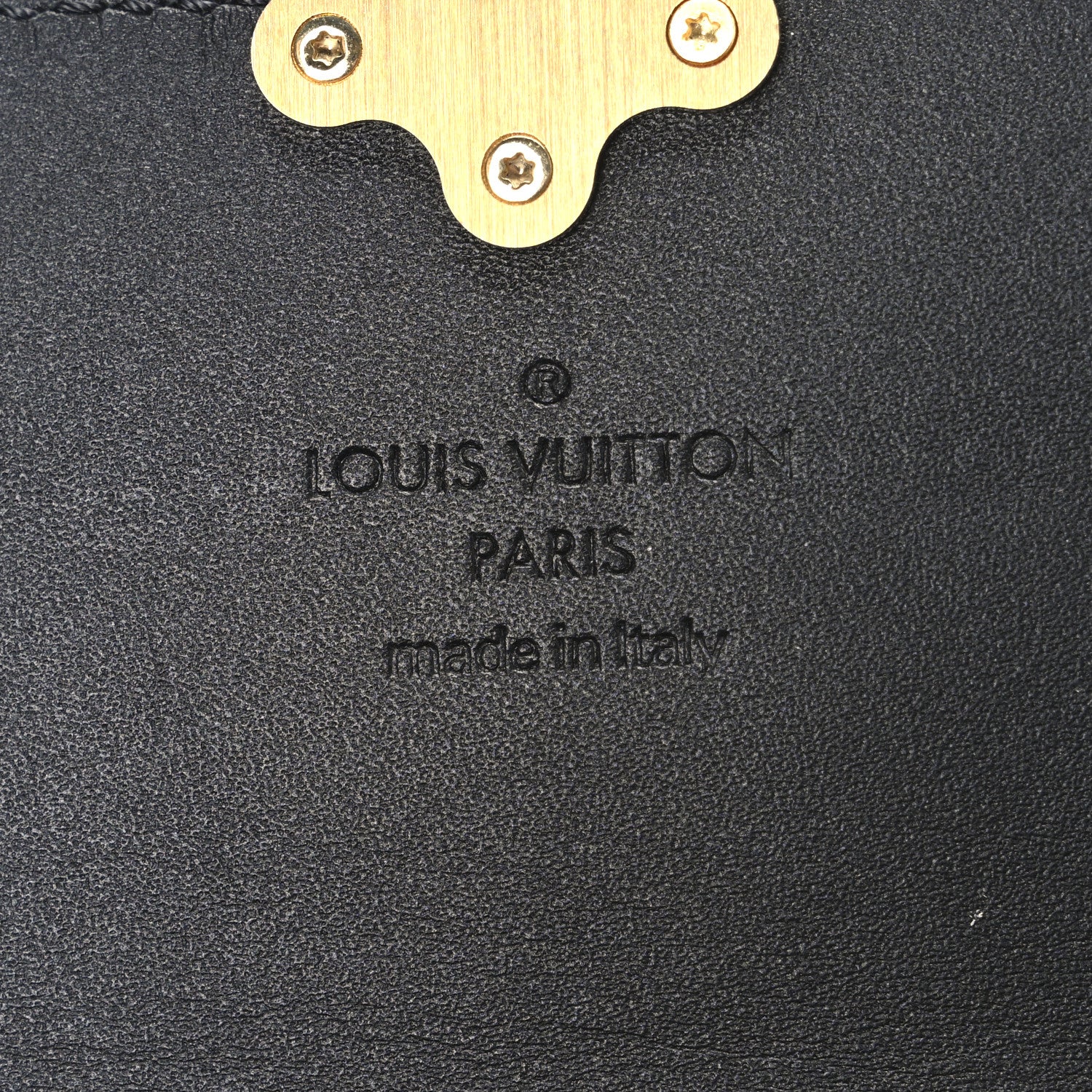 Louis Vuitton Patent Calfskin Monogram Cherrywood Wallet Black 6 of 6