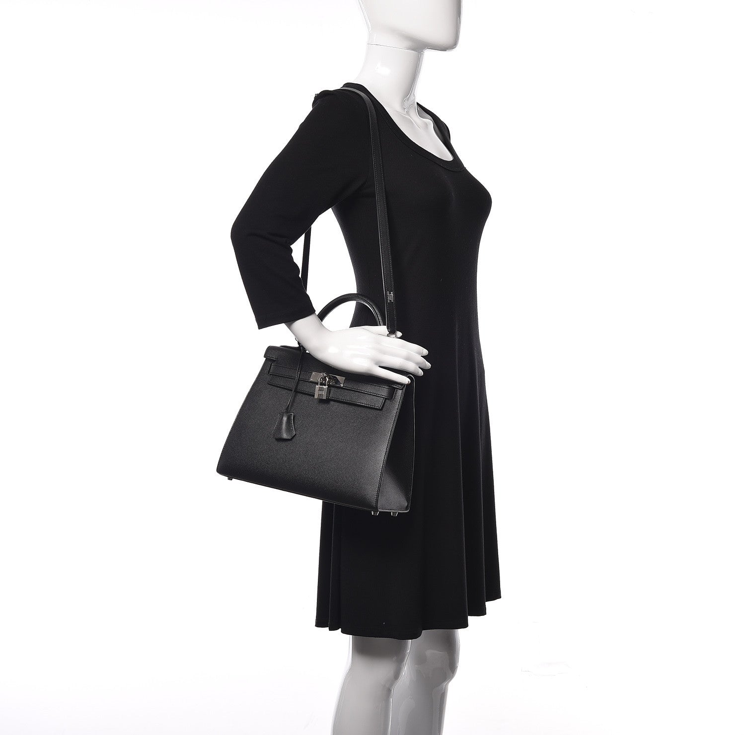Hermes Epsom Kelly Sellier 28 Black 2 of 36