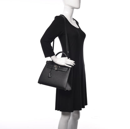 Hermes Epsom Kelly Sellier 28 Black 2 of 36
