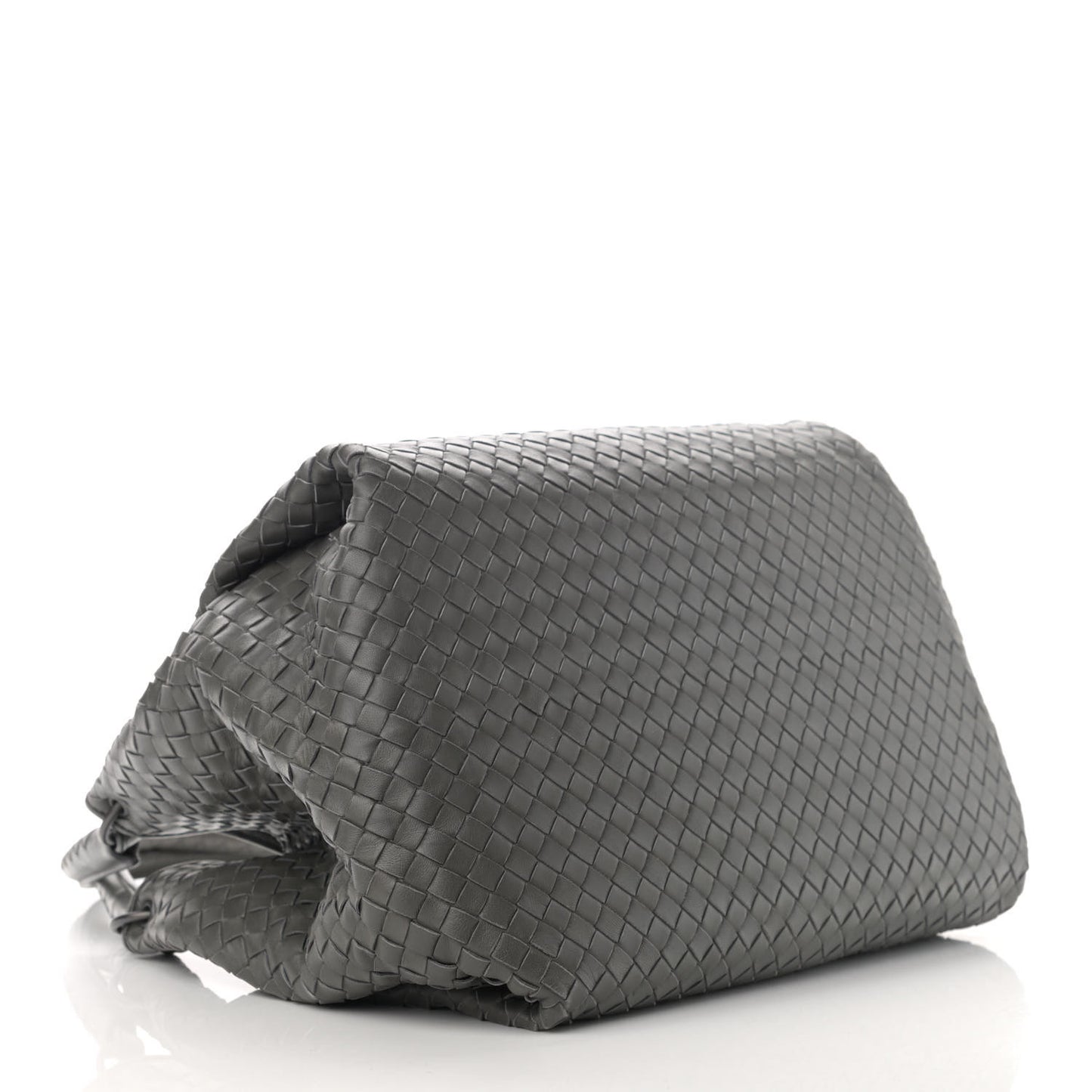 Nappa Intrecciato Parachute Bag Grey