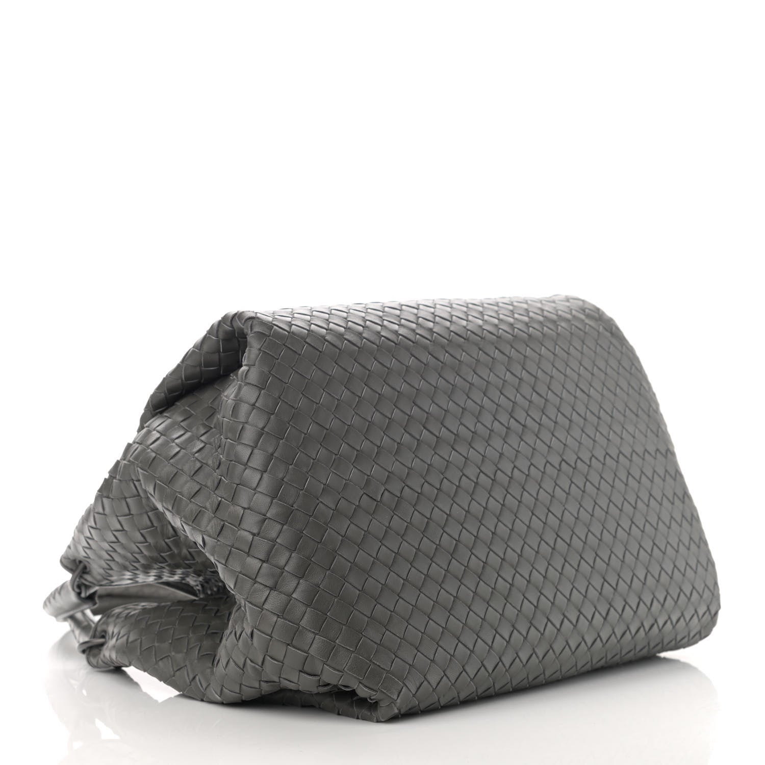 Bottega Veneta Nappa Intrecciato Parachute Bag Grey 4 of 11