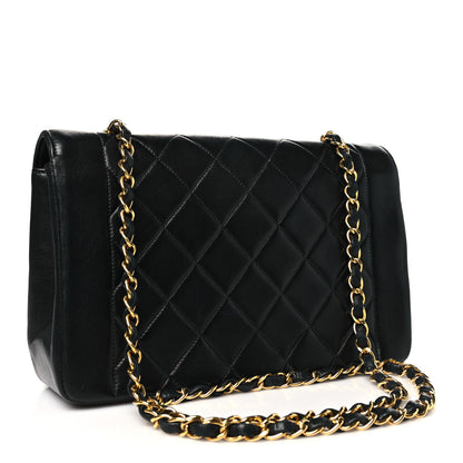 Chanel Lambskin Quilted Medium Single Flap Black 3 of 10