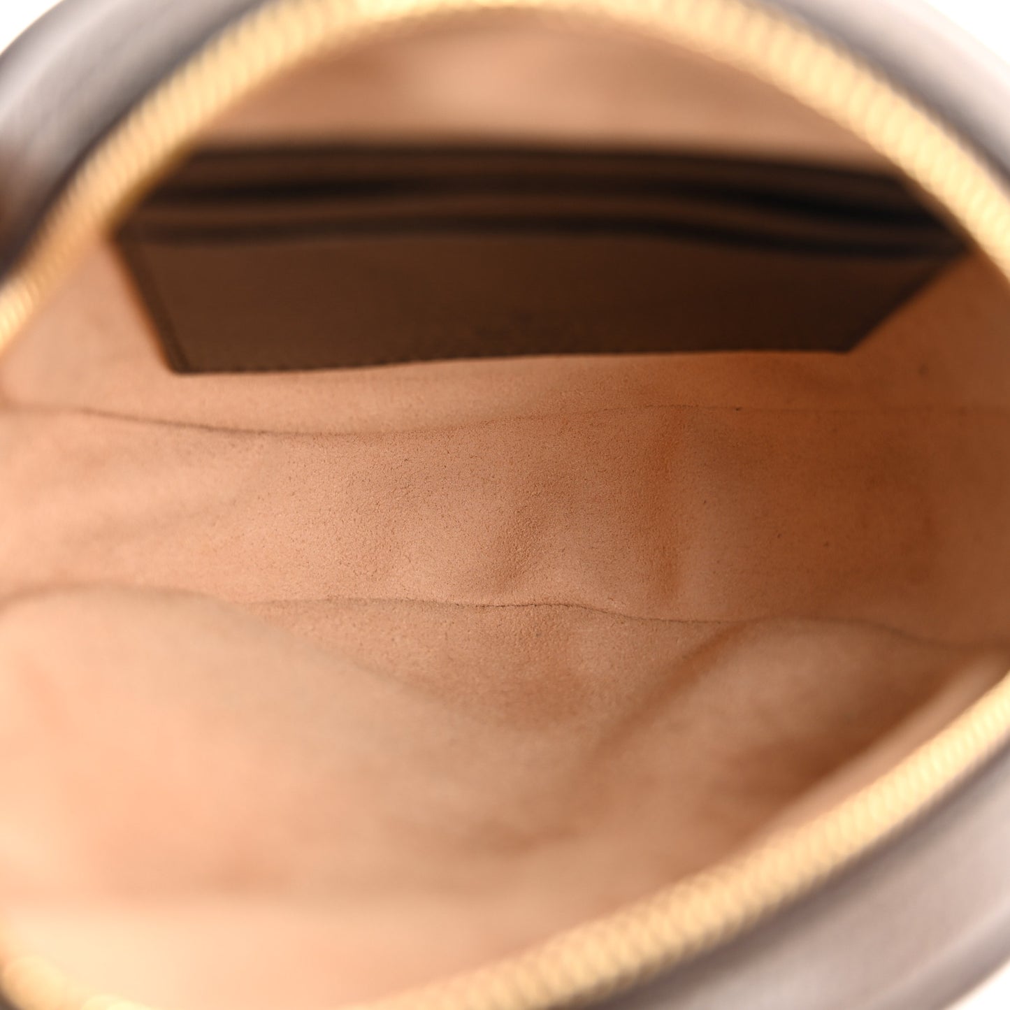 GG Supreme Monogram Web Ophidia Circle Wristlet Beige New Acero