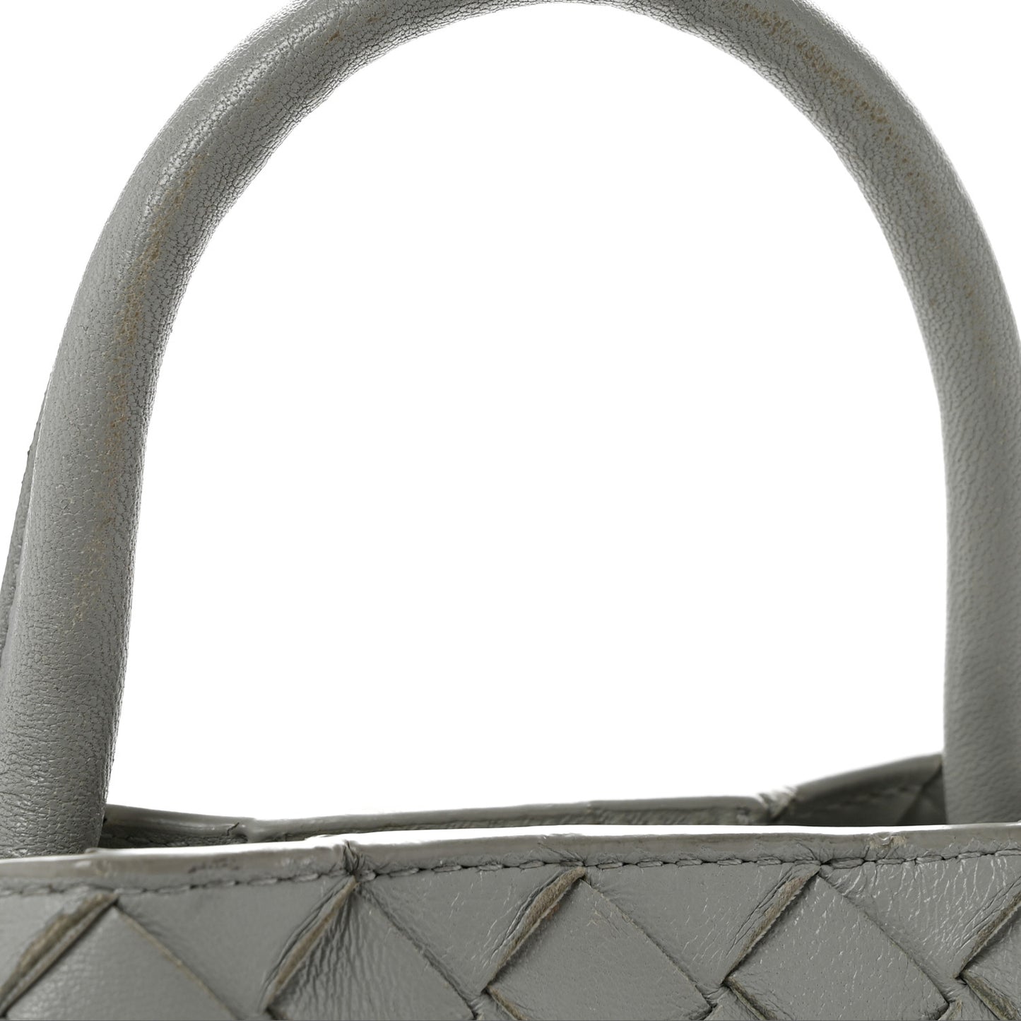 Nappa Intrecciato Medium Andiamo Shoulder Bag Sterling