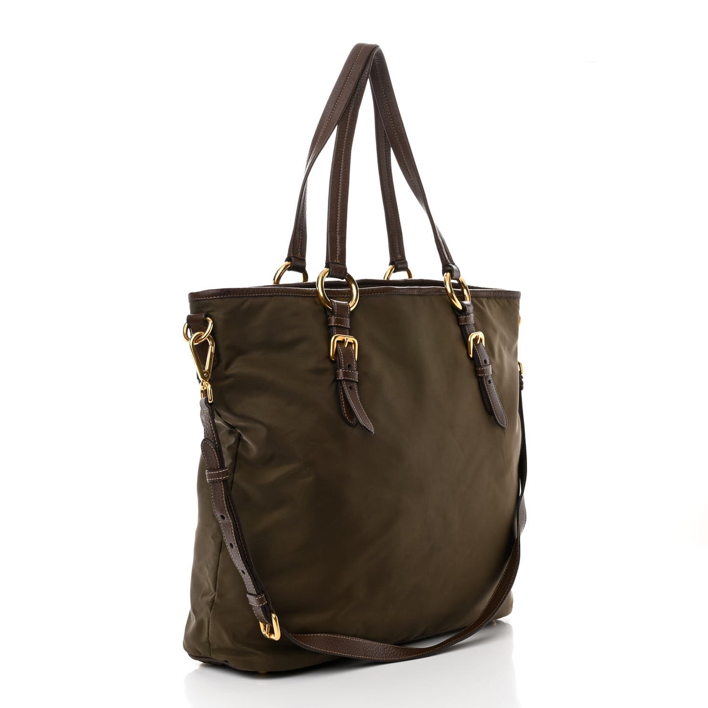 Tessuto Vitello Daino Saffiano Tote Bruciato