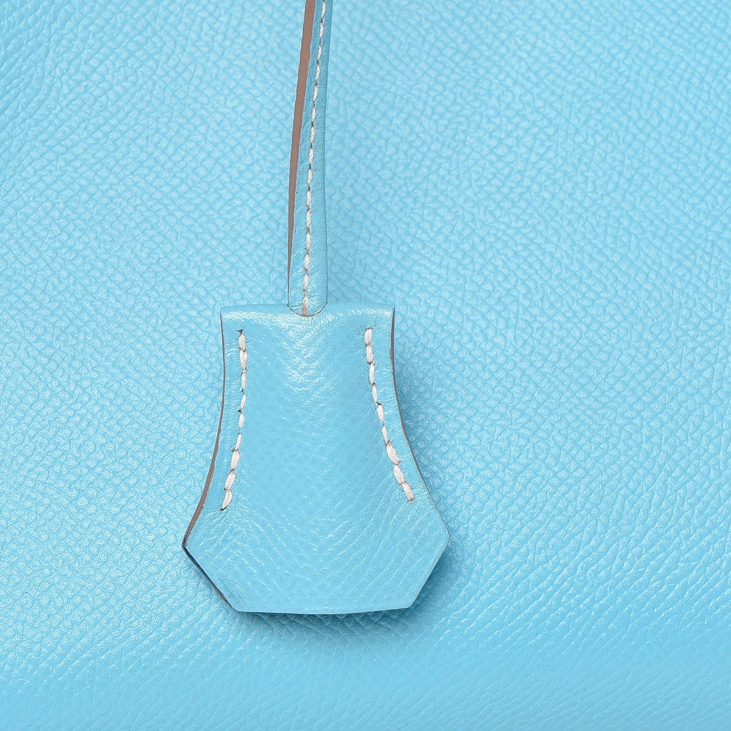 Hermes Epsom Candy Birkin 35 Celeste Mykonos 12 of 38