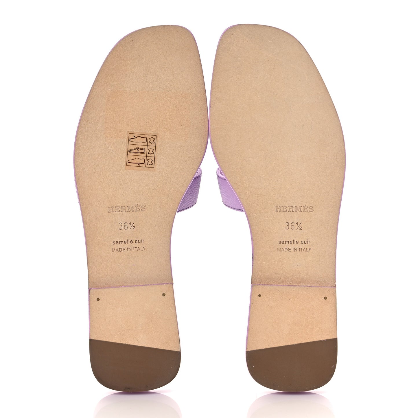 Epsom Oran Sandals 36.5 Violet Amethyste