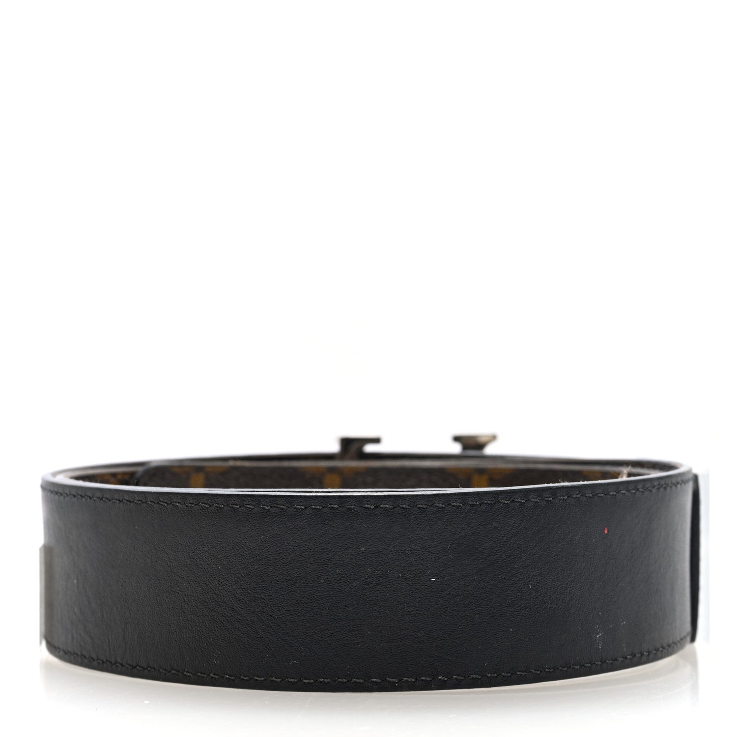 Louis Vuitton Monogram Calfskin 40mm LV Initiales Reversible Belt 90 36 Black 4 of 6
