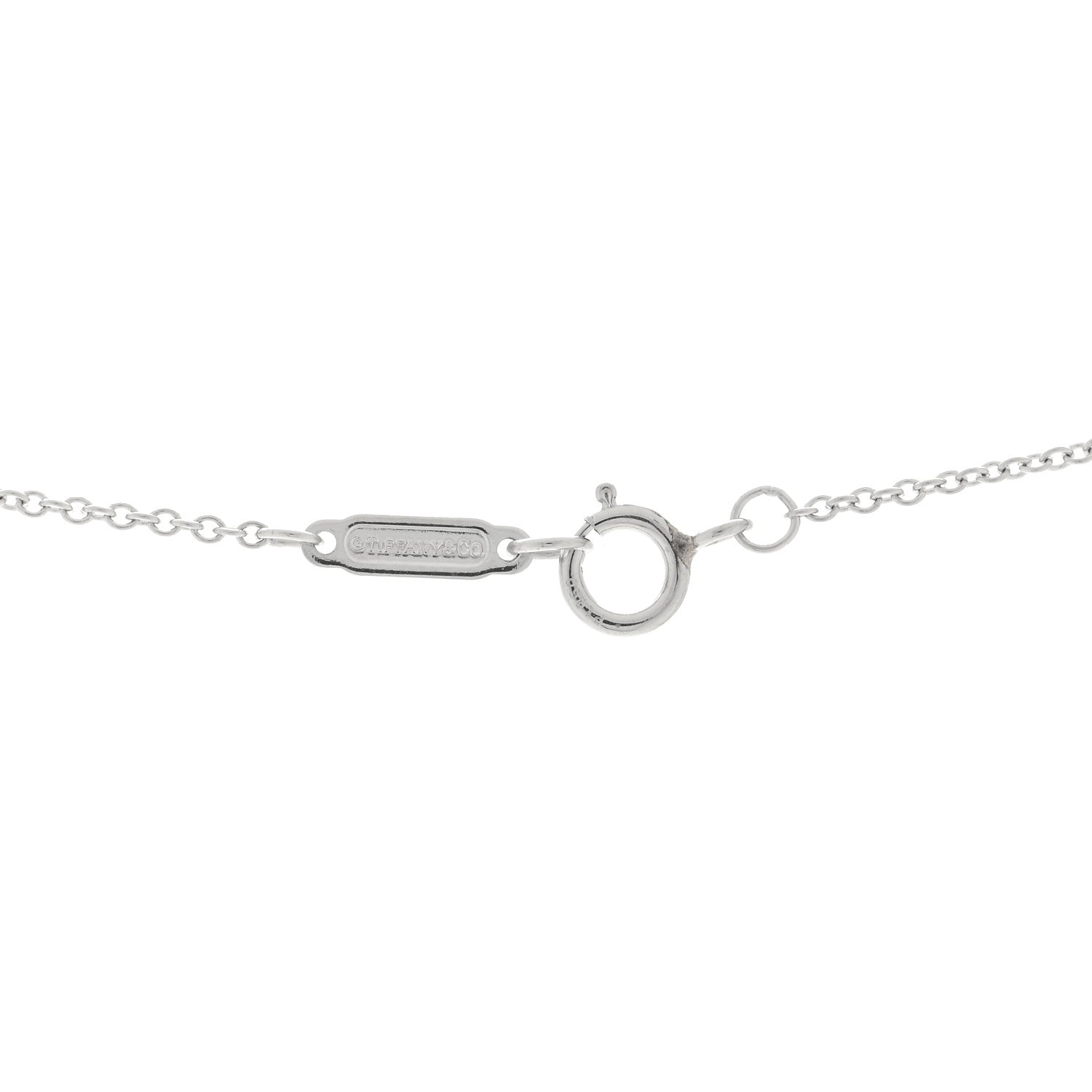 Tiffany Platinum Diamond Mini Paper Flowers Pendant Necklace 3 of 3