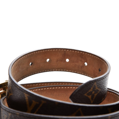 Louis Vuitton Monogram LV Frame Belt 90 36 6 of 8
