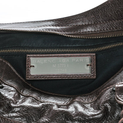 Balenciaga Agneau Classic Hardware City Cigare Fonce 6 of 6