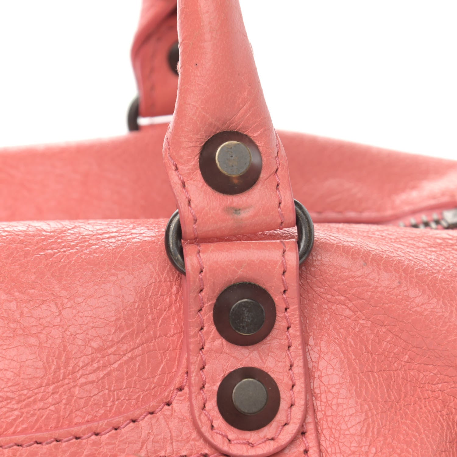 Balenciaga Agneau Classic Hardware Mini Twiggy Rose Azalee 11 of 14