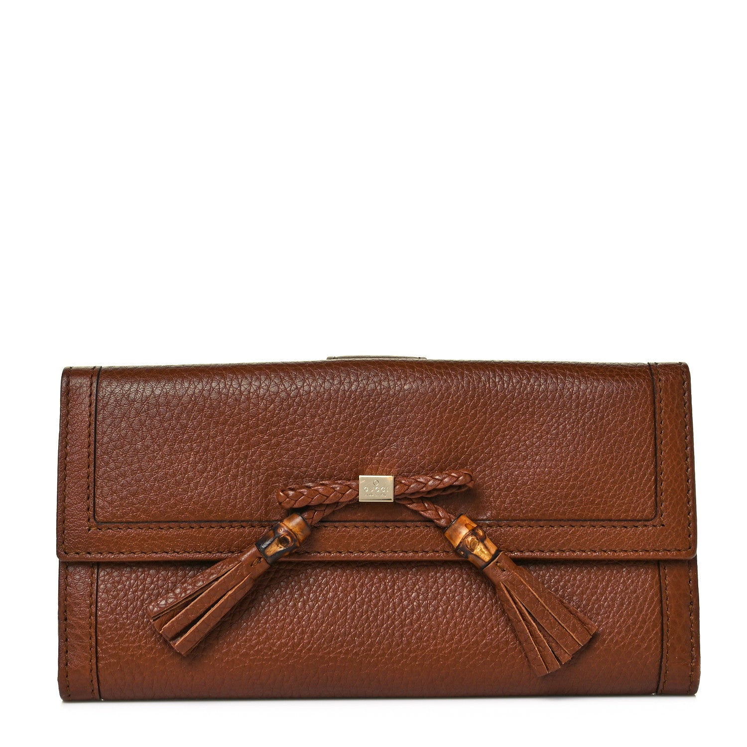 Gucci Cellarius Calfskin Bella Continental Wallet Cuir 1 of 15