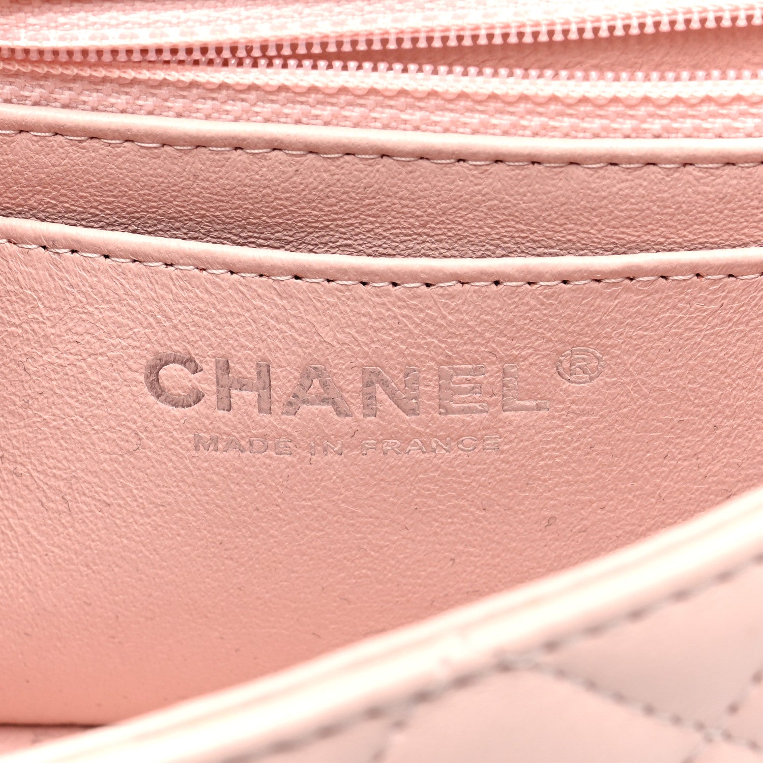 Chanel Lambskin Quilted Tri-Color Mini Rectangular Flap Green Pink 6 of 10