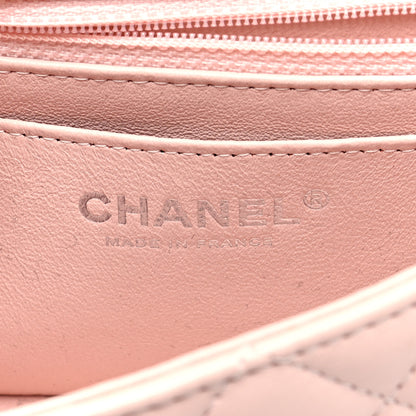Chanel Lambskin Quilted Tri-Color Mini Rectangular Flap Green Pink 6 of 10