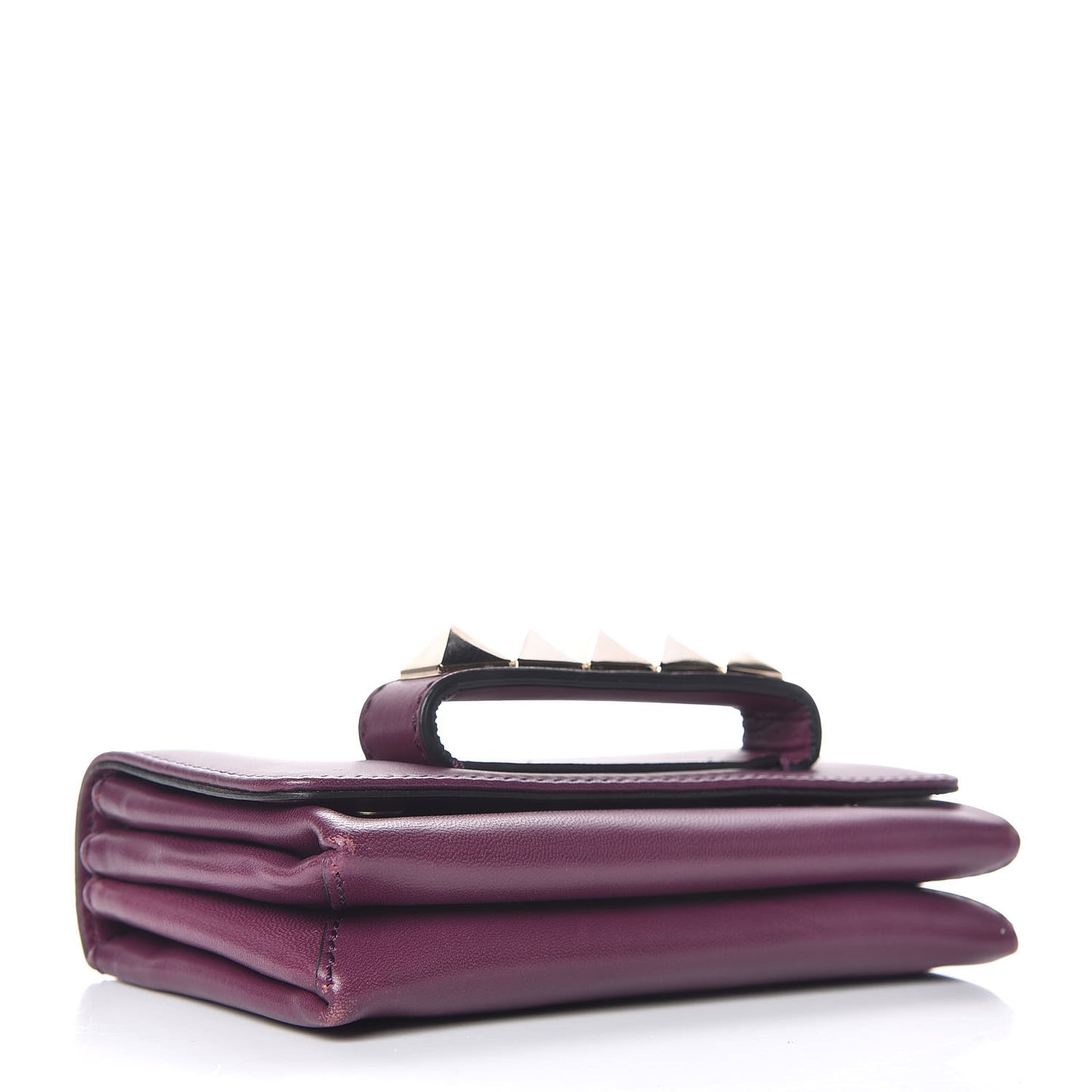 Nappa Mini Va Va Voom Shoulder Bag Aubergine