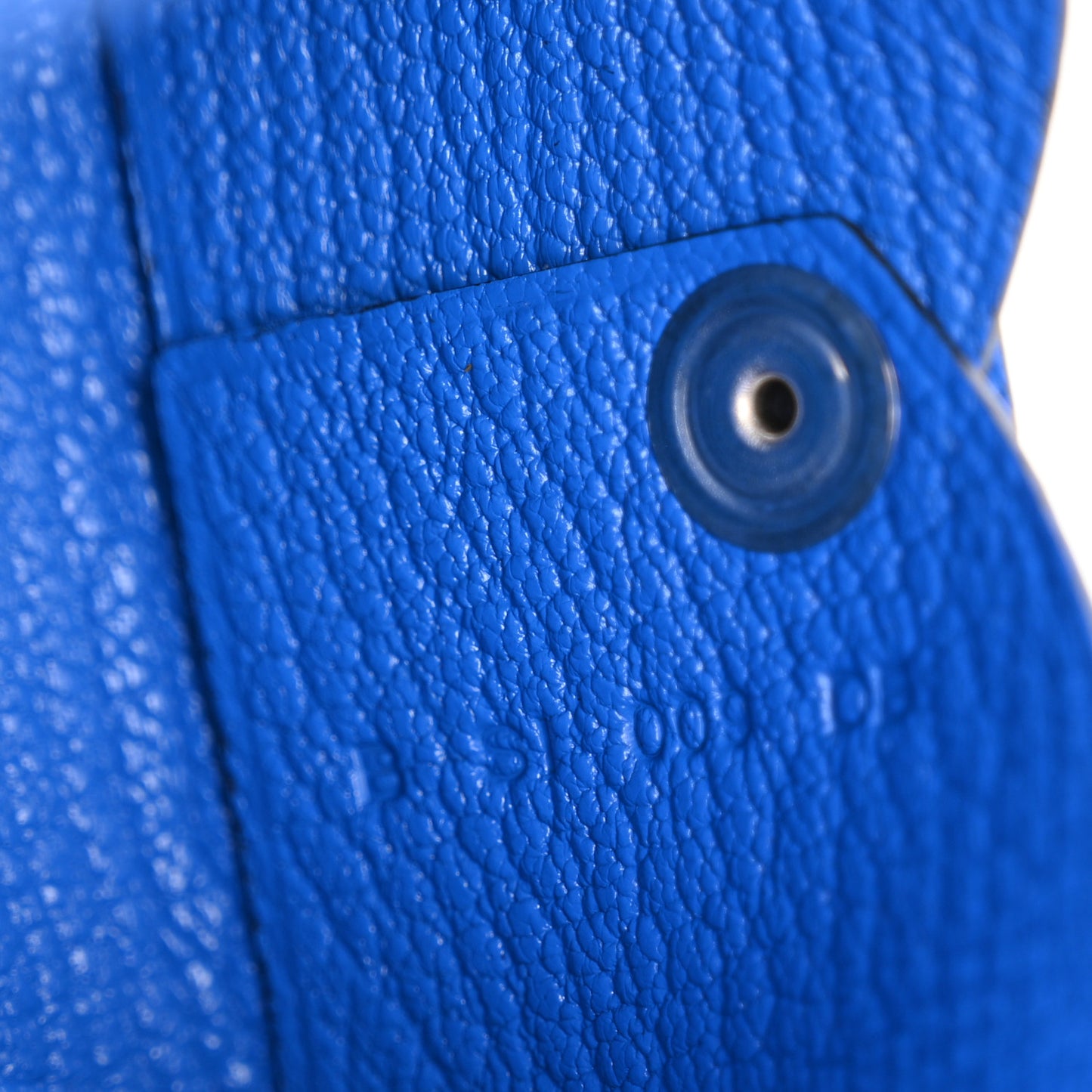 Chevre Mysore Calvi Card Case Bleu Hydra