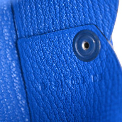 Hermes Chevre Mysore Calvi Card Case Bleu Hydra 7 of 8
