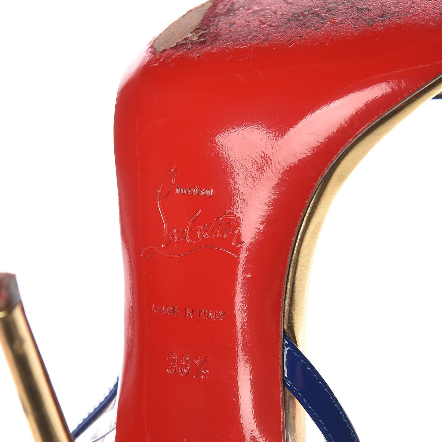 Patent PVC Paralili 100 Pumps 38.5 Corazon