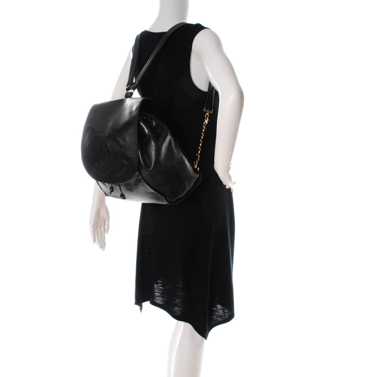 Lambskin CC Backpack Black