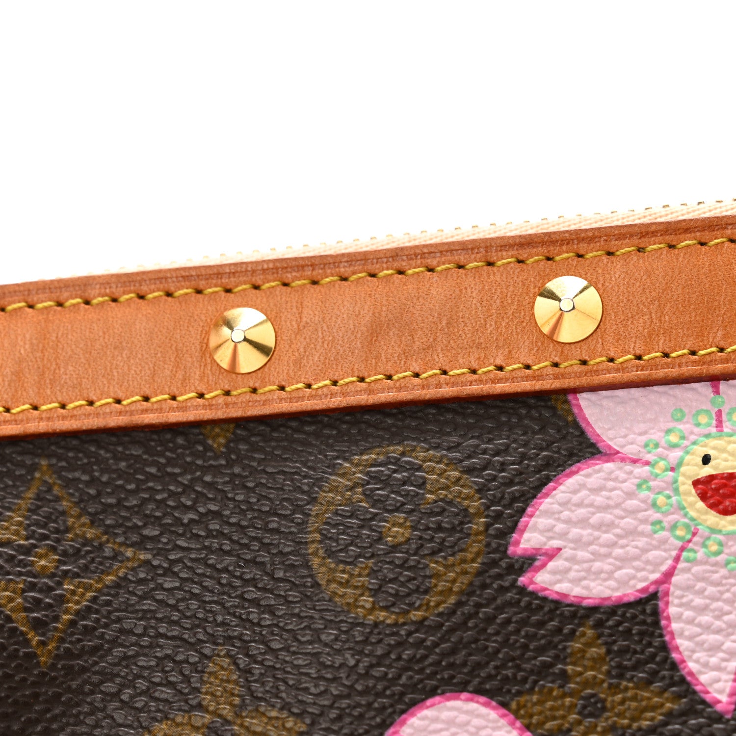 Louis Vuitton Monogram Cherry Blossom Pochette Accessories Brown 10 of 14
