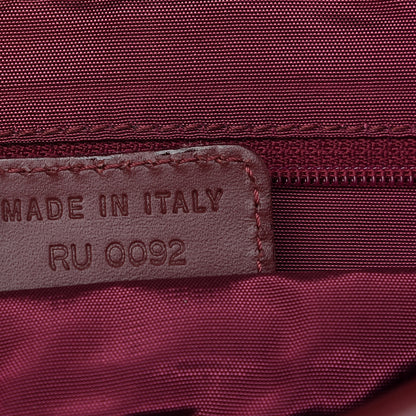 Christian Dior Monogram Double Saddle Bag Burgundy 8 of 8