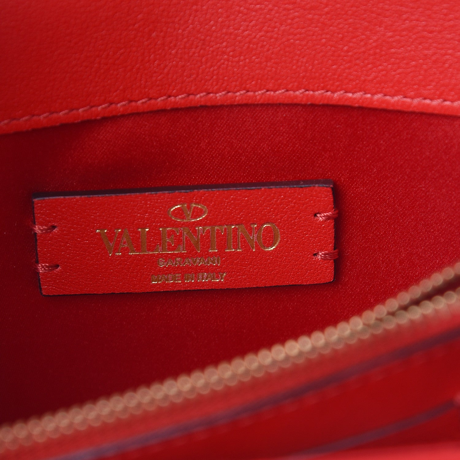 Valentino Garavani Smooth Calfskin Mini Vring Crossbody Bag Rouge Pur 6 of 11