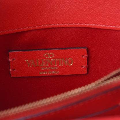 Valentino Garavani Smooth Calfskin Mini Vring Crossbody Bag Rouge Pur 6 of 11
